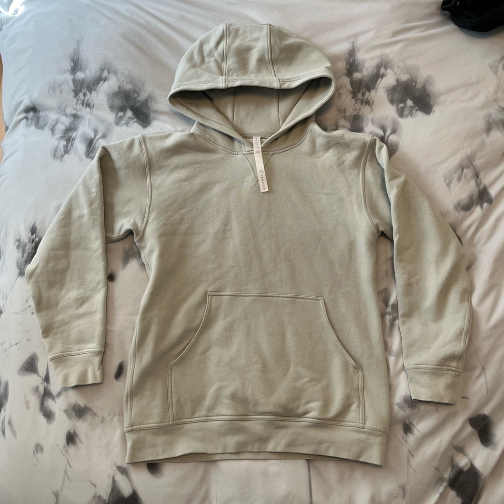 Lululemon hoodie, light green, size 8